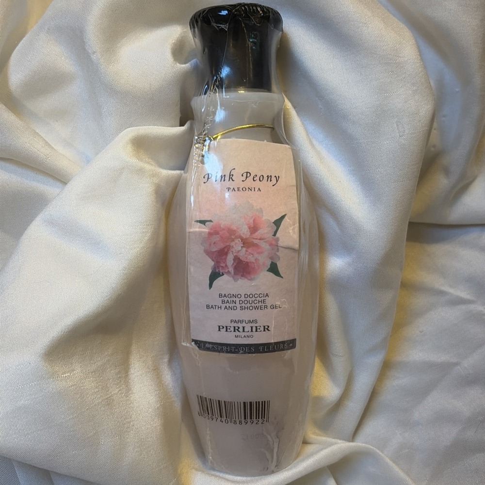 PERLIER Pink Peony Paeonia Bath and Shower Gel Body Wash 8.4oz Sealed